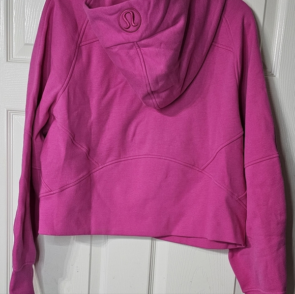 NWOT Lululemon Scuba Oversized Full Zip Sonic Pink/ Gold - Picture 3 of 5